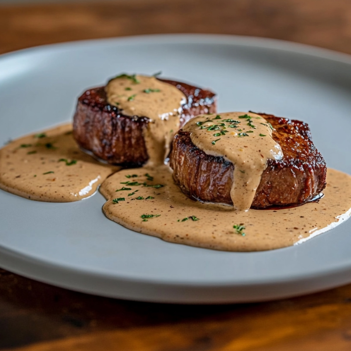 Filet Mignon à la Sauce Moutarde avec une Touche de Crazy Fun