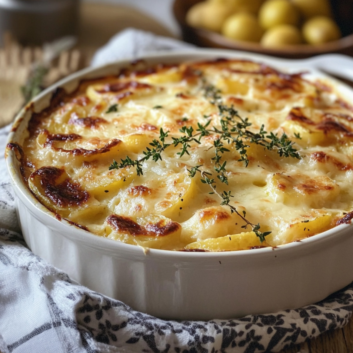 Gratin Givré de Chou-fleur & Pommes Chaudes