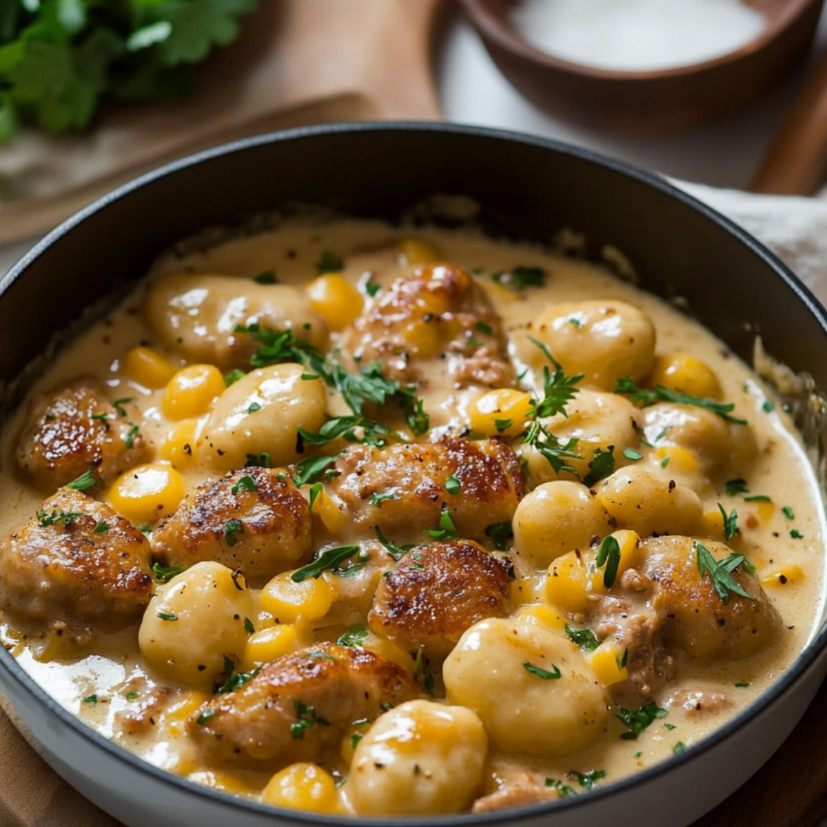 Gnocchis Crémeux au Potimarron et Saucisse : la Recette qui Va Vous Réconforter!