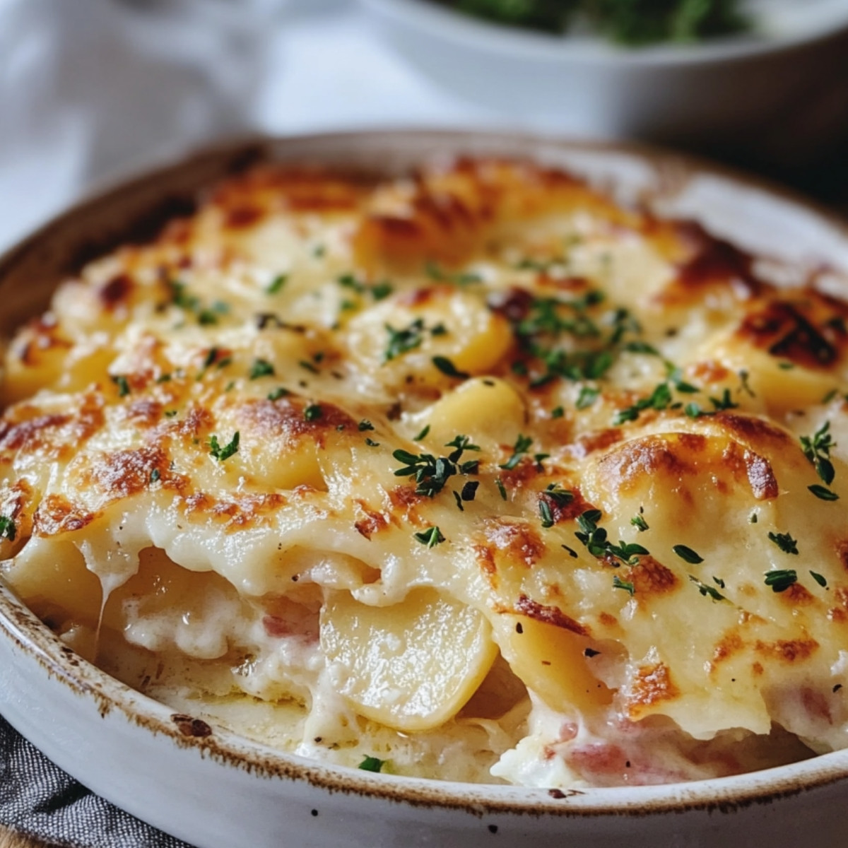 Gratin Givré de Chou-fleur & Pommes Chaudes