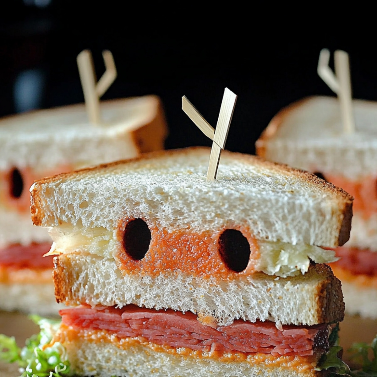 Tombe Surprise d'Halloween : Le Sandwich qui Fait Froid dans le Dos