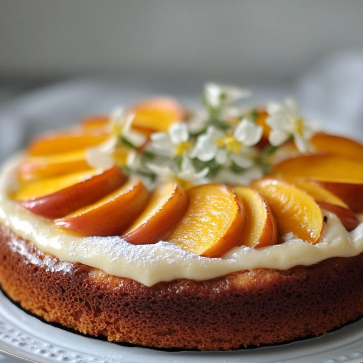 Gâteau Magique à l'Huile d'Olive, Pêche ou Abricot : La Fête des Papilles !