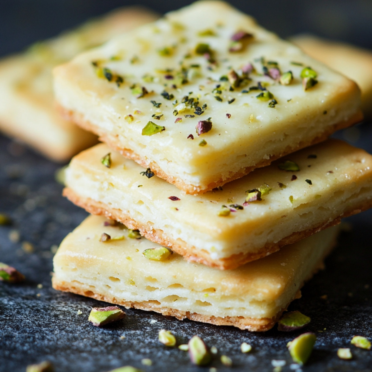 Biscuit apéritif fromage-pistache