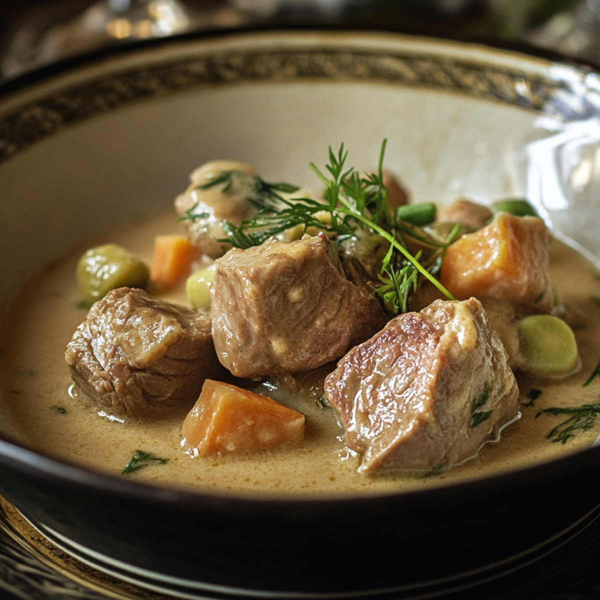 Blanquette de Veau à l’Ancienne : Un Plongeon Gourmand dans la Tradition