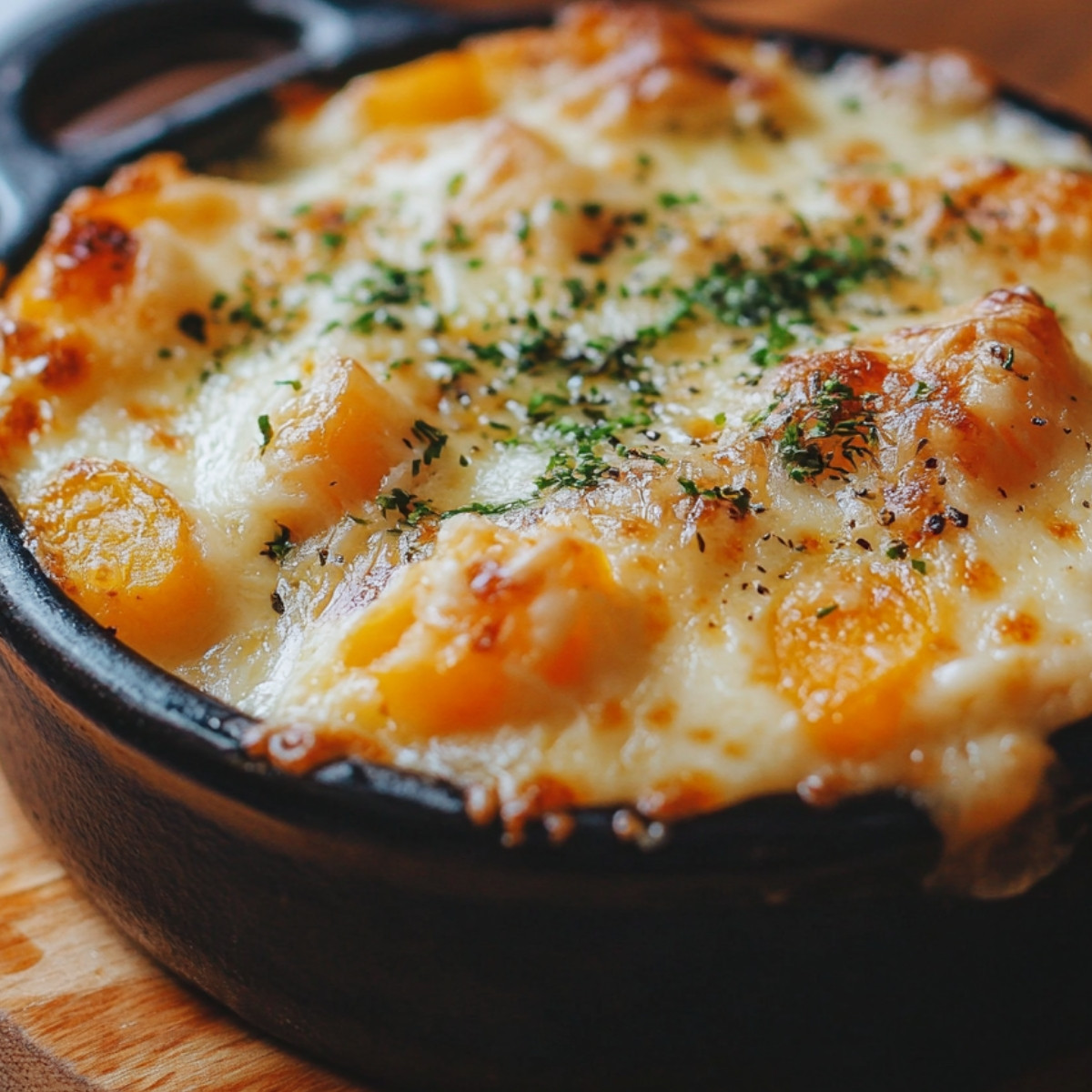 Butternut Gratiné au Camembert