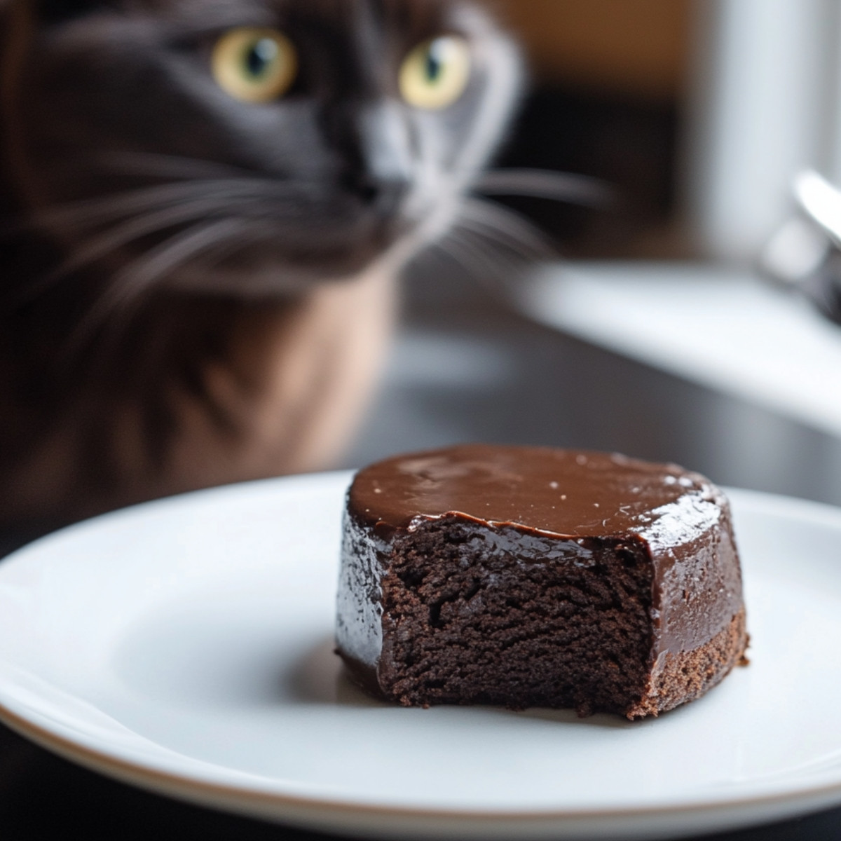 Cake Fondant au Chocolat Sans Sucre Ajouté