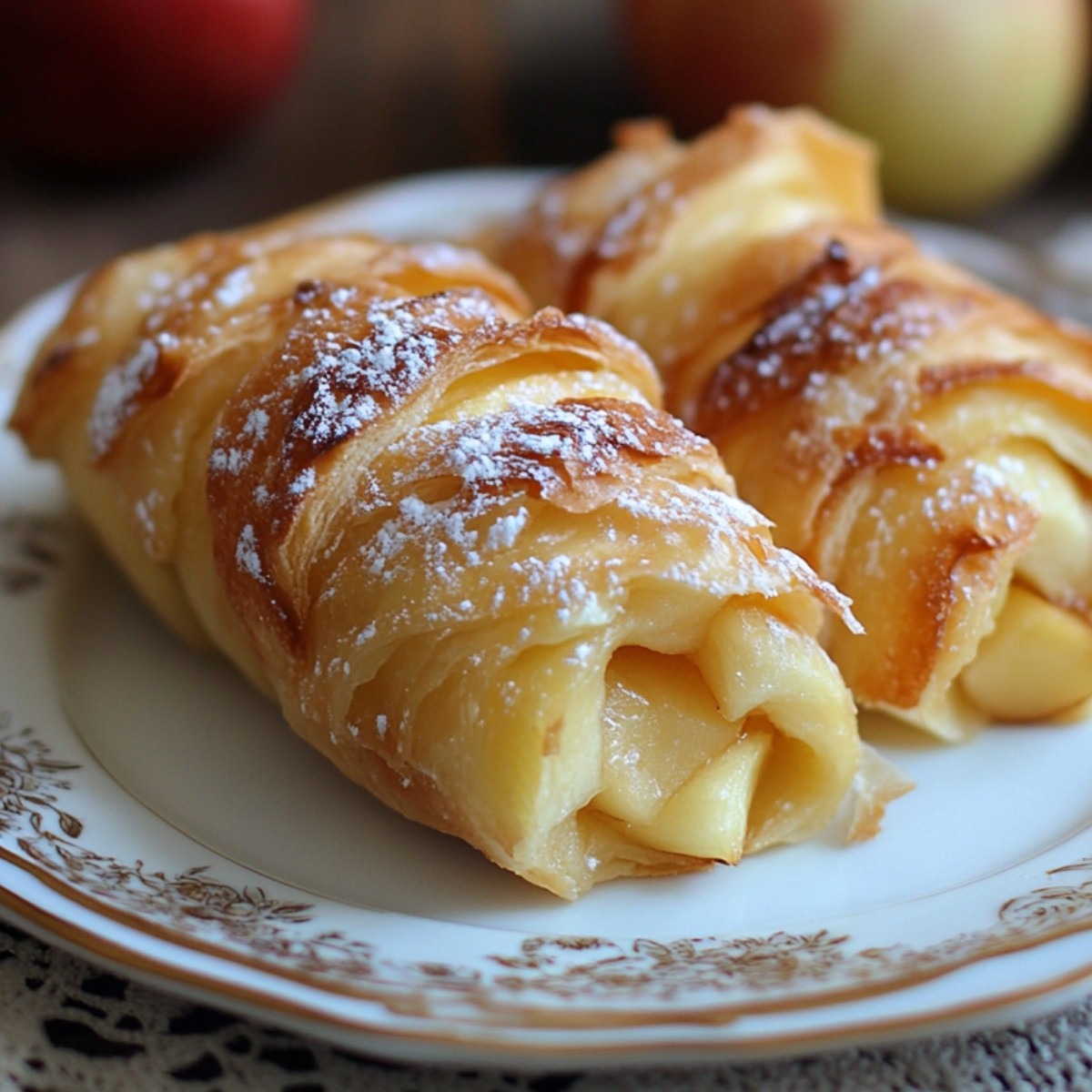 Découvrez les Roulés Feuilletés aux Pommes