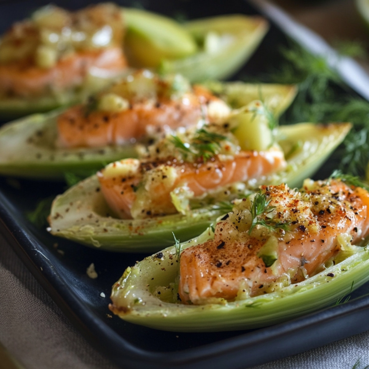 Endives Farcies au Saumon Fumé et Avocat : La Recette qui Fait Wizz ! 🚀