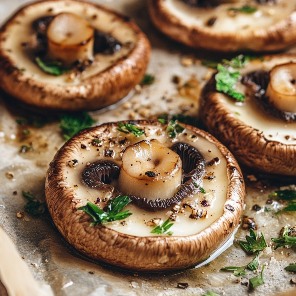 Feuilleté aux Champignons