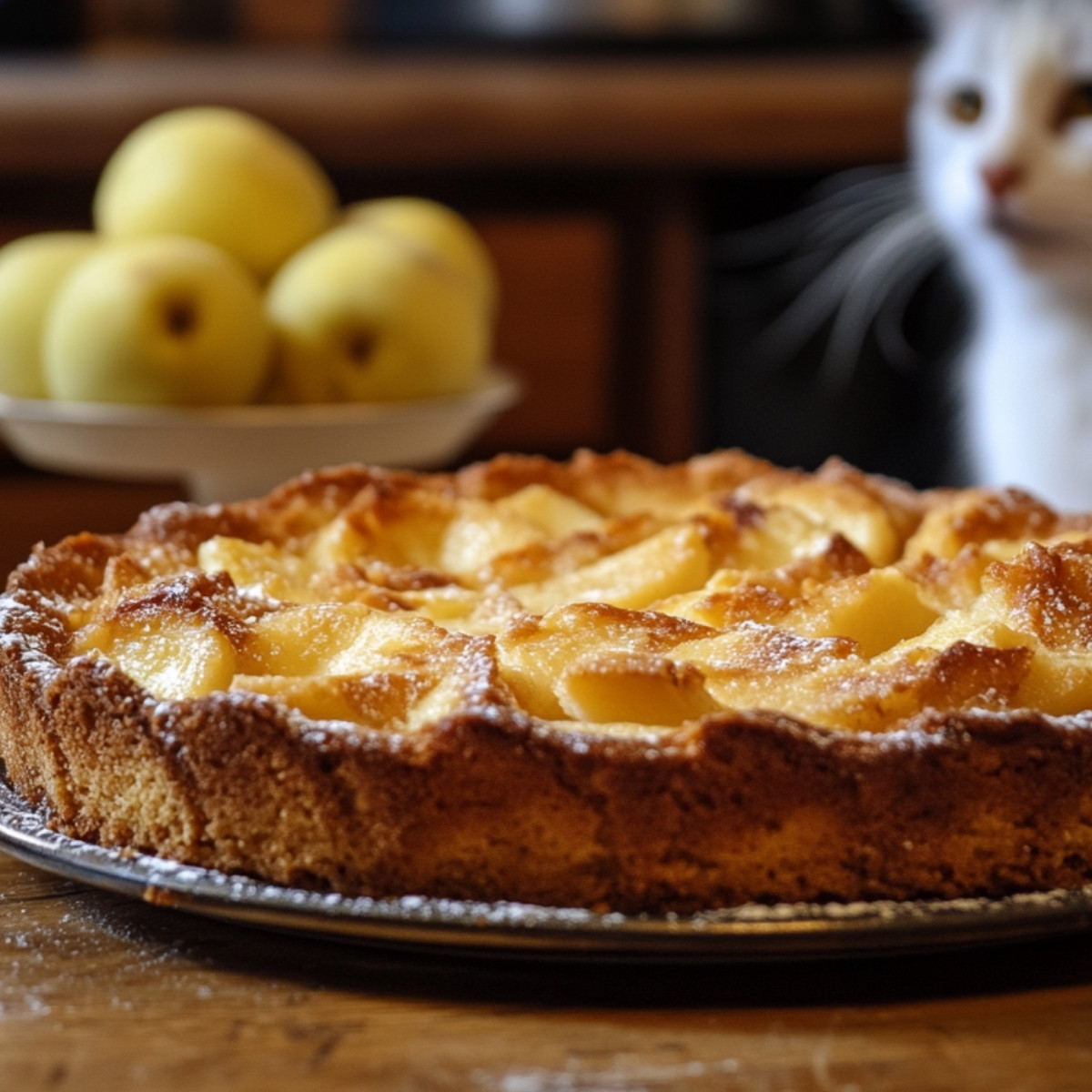 Gâteau aux pommes moelleux et parfumé