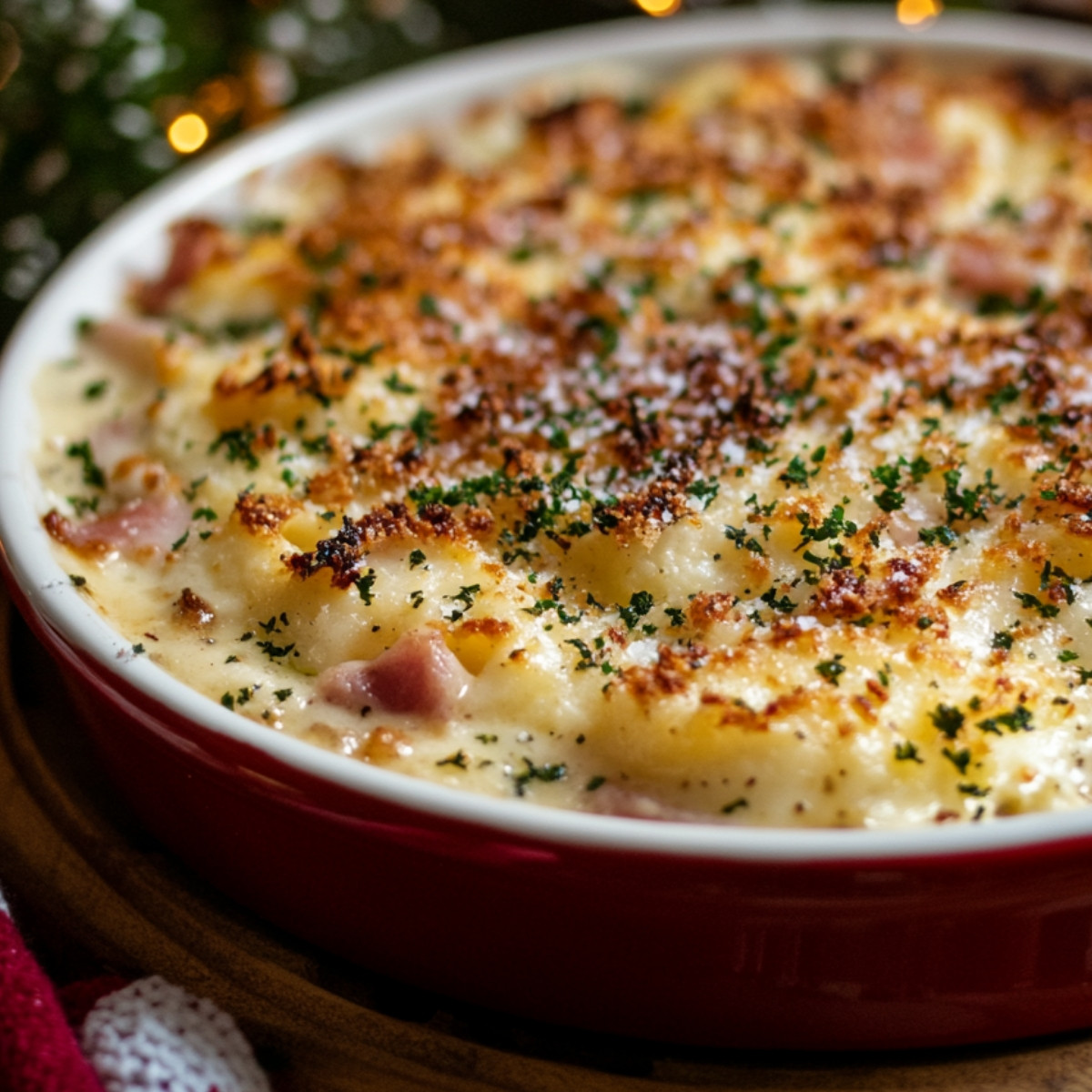 Gratin d'œufs durs au jambon et béchamel fromagée : Le retour du classique, avec une touche de fun!