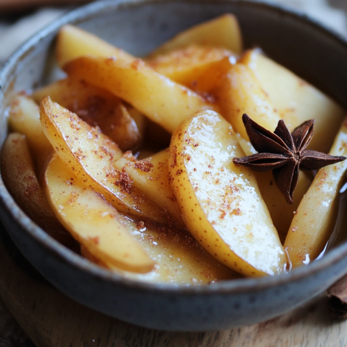 Pommes Chaudement Cannelle