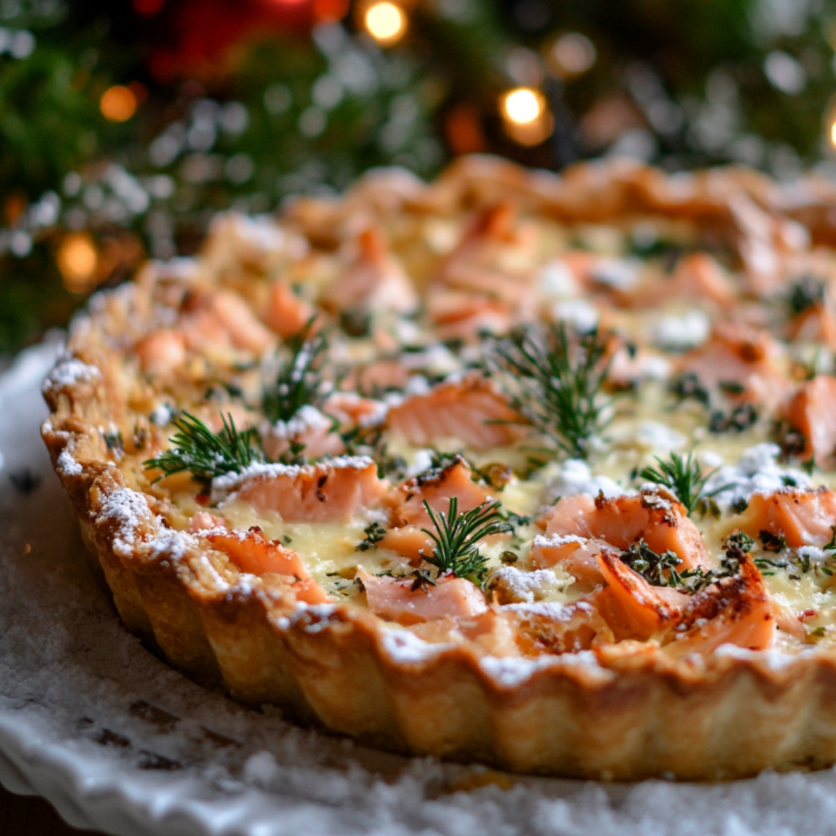 Quiche au Saumon Fumé et Boursin : Un Délice Crémeux qui Fait Mouche !