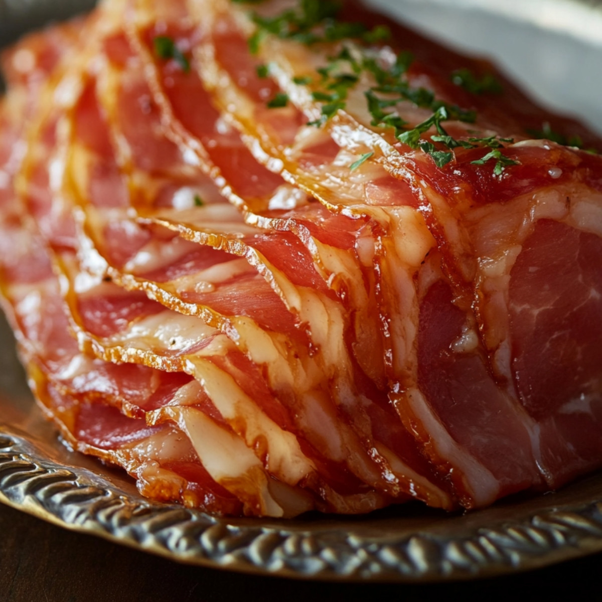 Sapin Feuilleté au Jambon