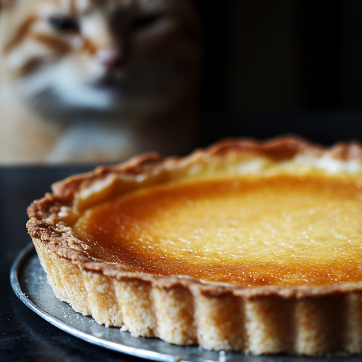 Tarte à la crème façon fun et fondante