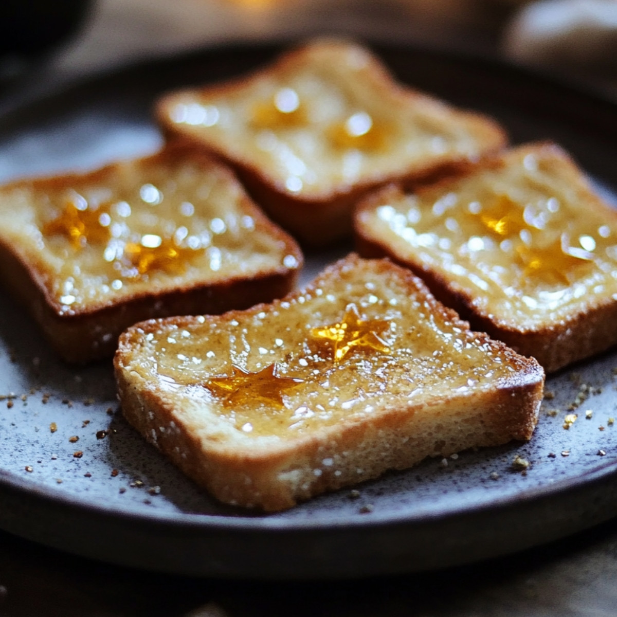 Toasts étoiles