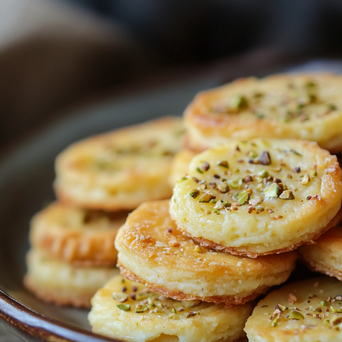 Biscuit apéritif fromage-pistache