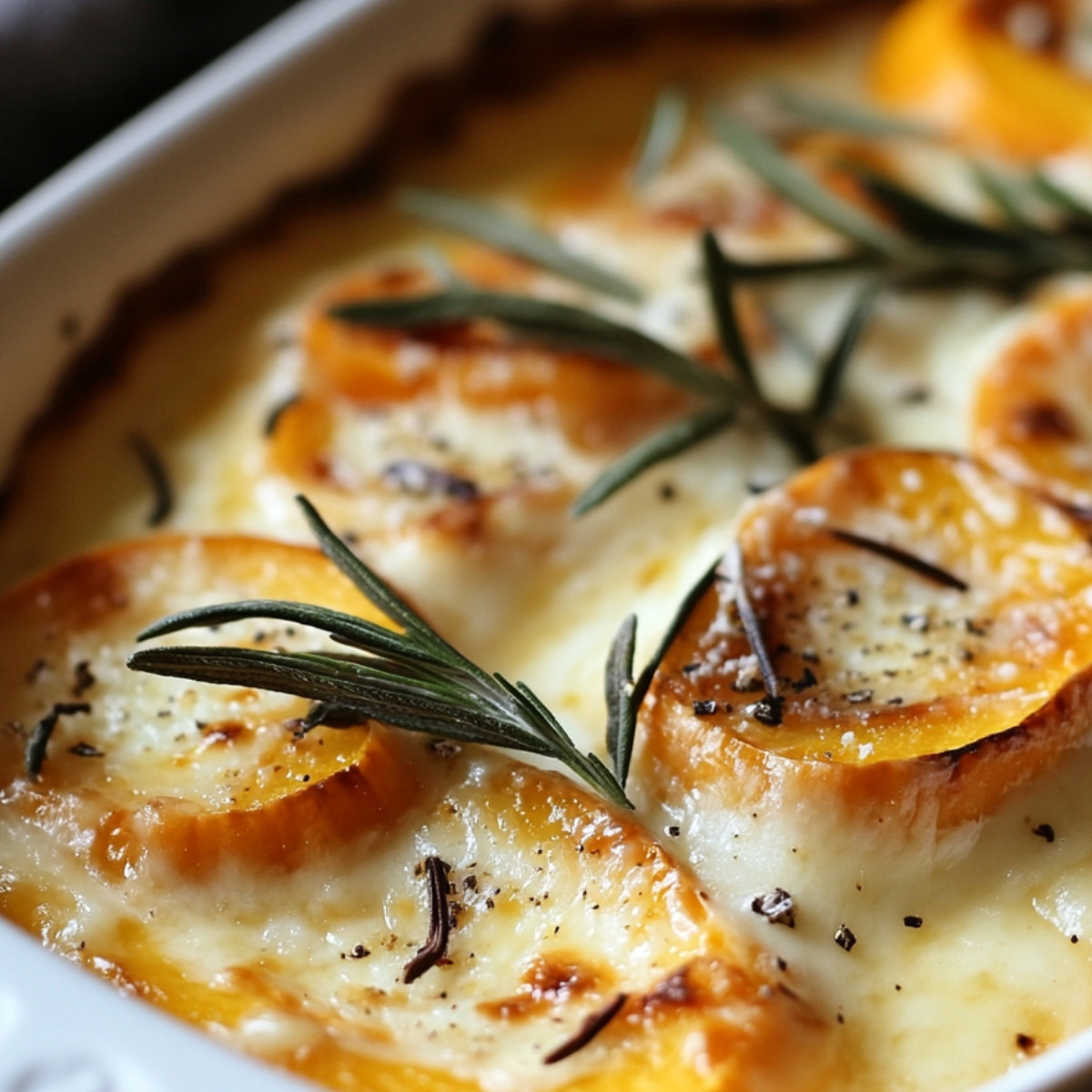 Butternut Gratiné au Camembert