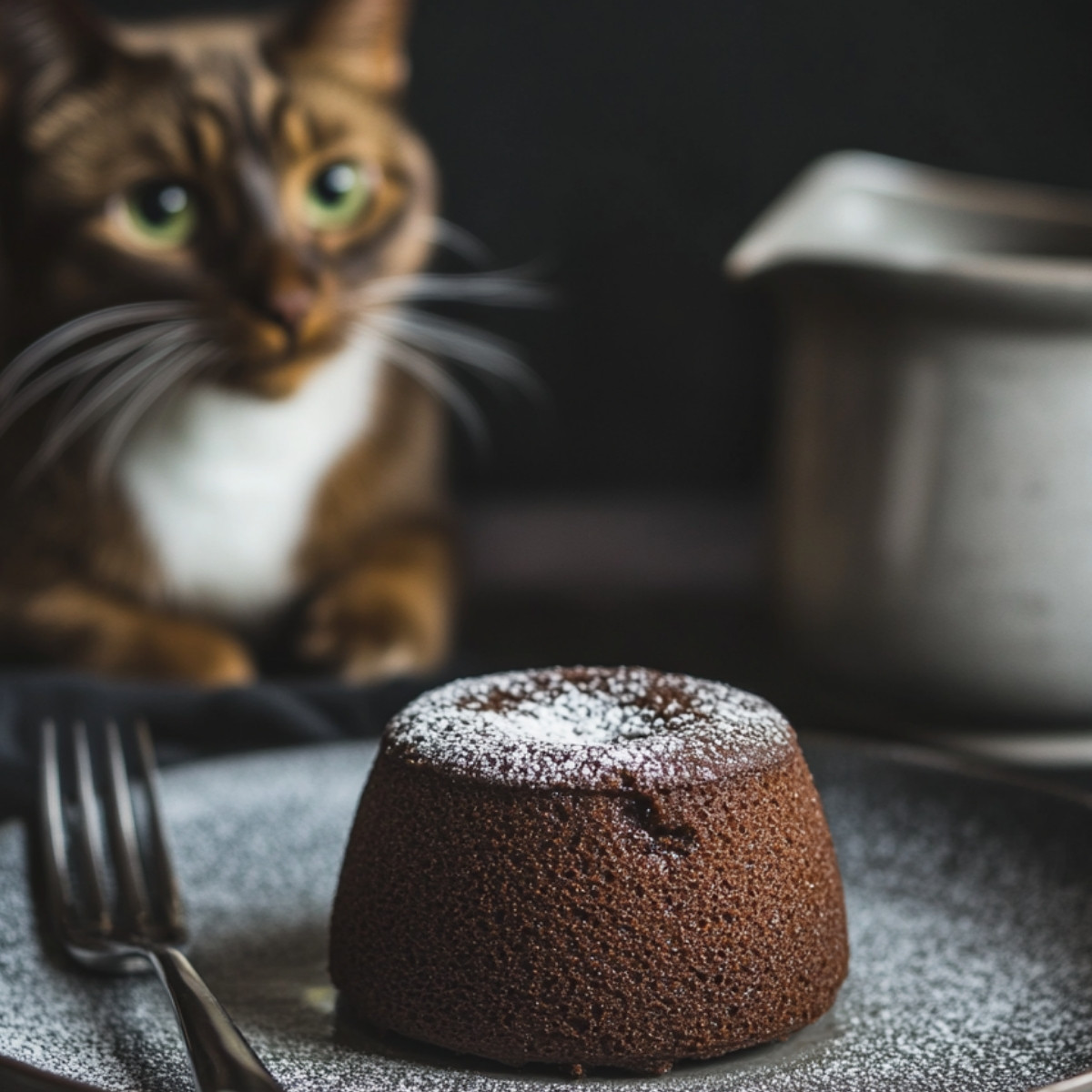 Cake Fondant au Chocolat Sans Sucre Ajouté