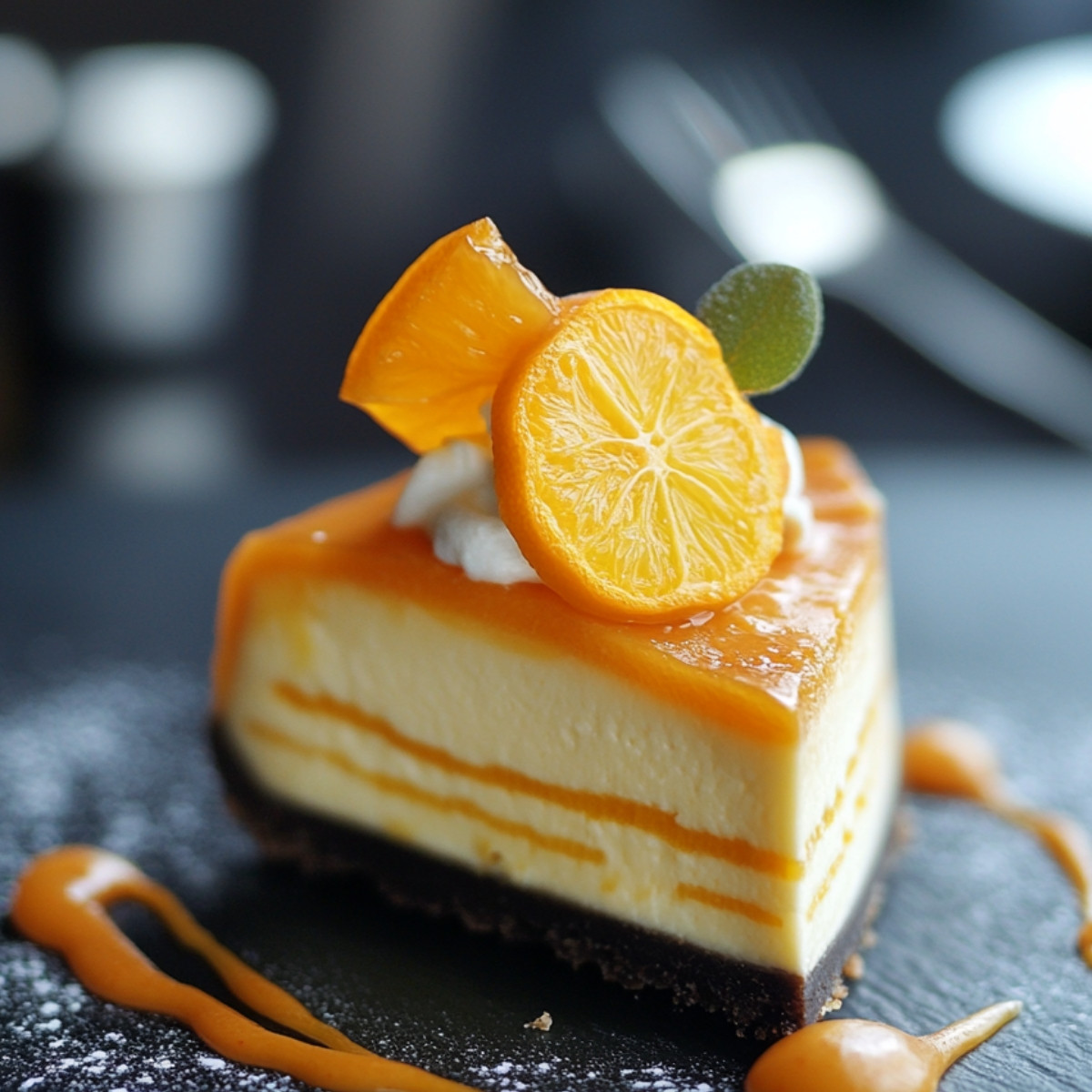 Cheesecake Tourbillon à la Citrouille