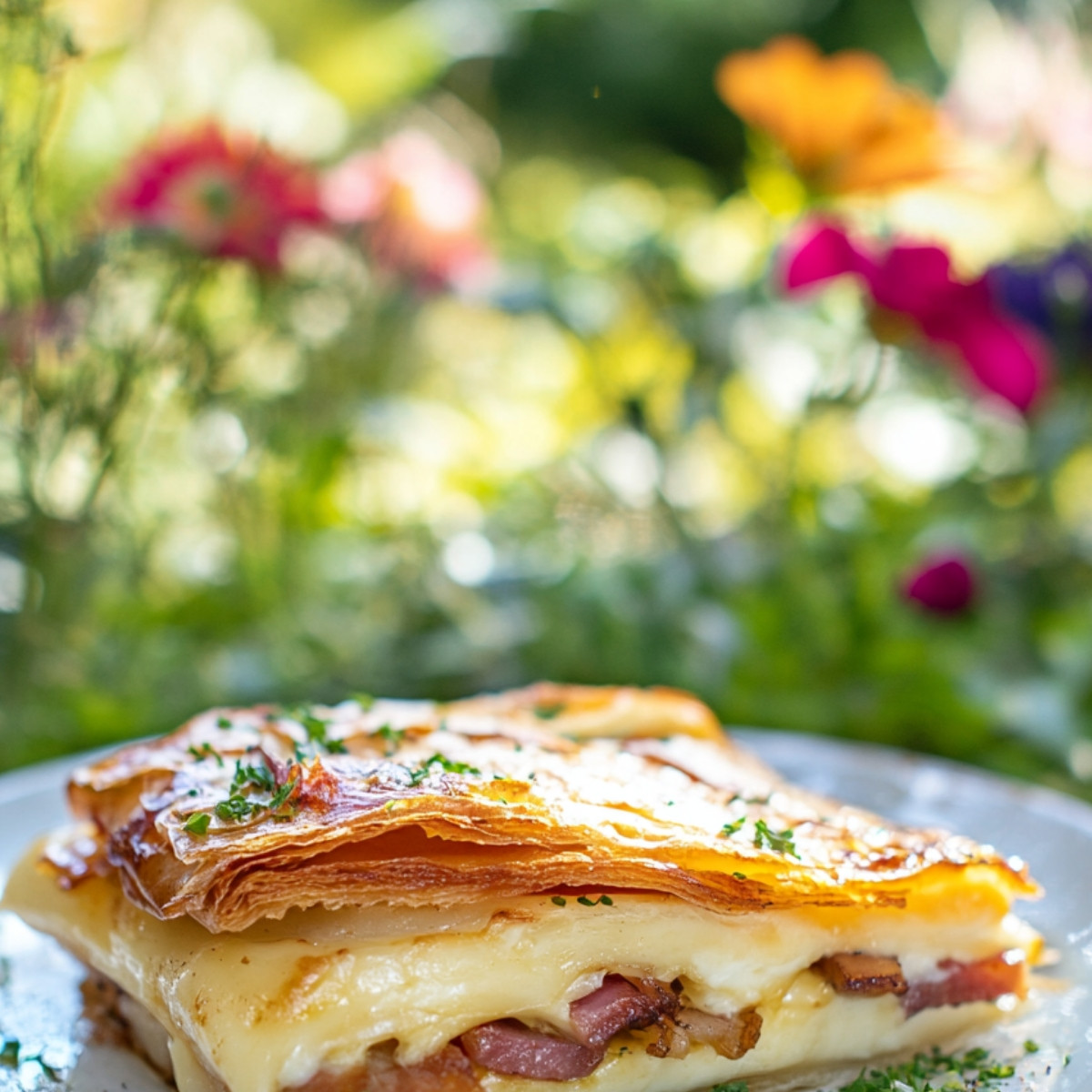 Feuilleté Sensationnel au Camembert et Lardons