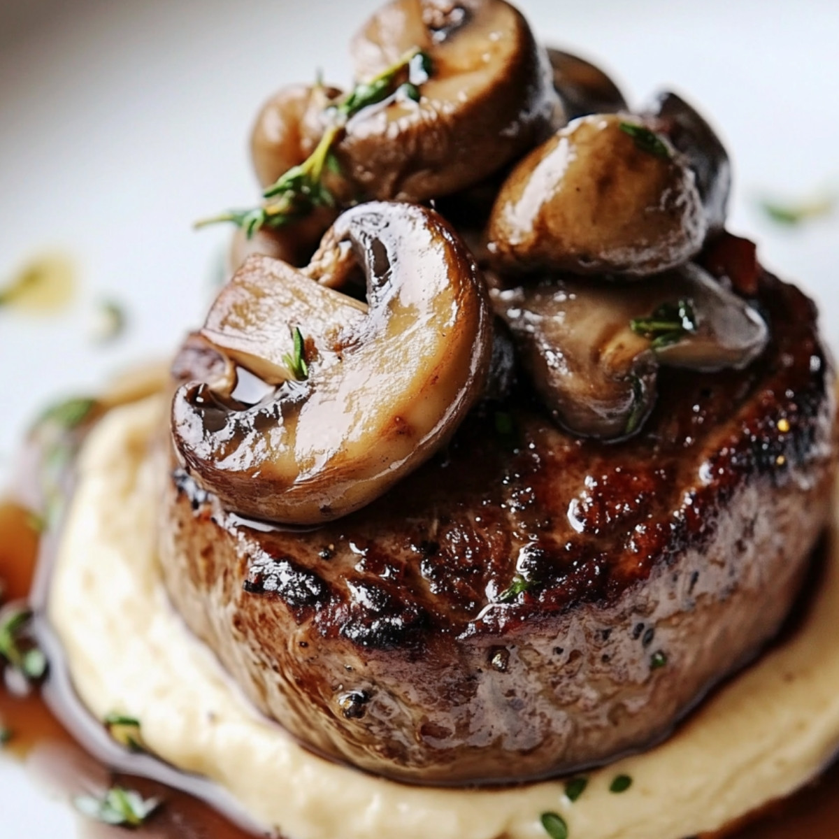 Filet Mignon, Crème et Champignons - Le Trio Mesmerisant en Cuisine!