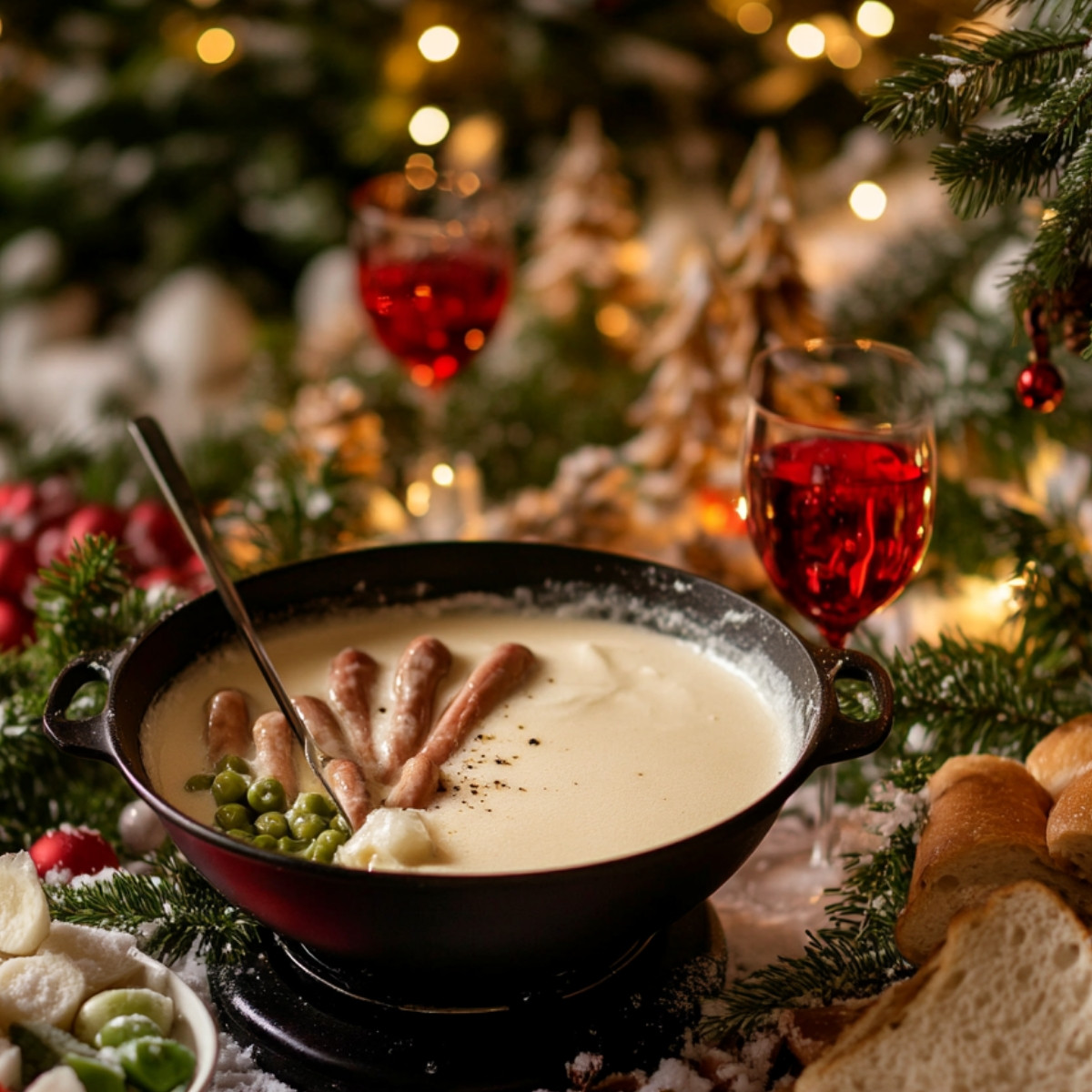 Fondue d’Endives aux Saucisses Fumées