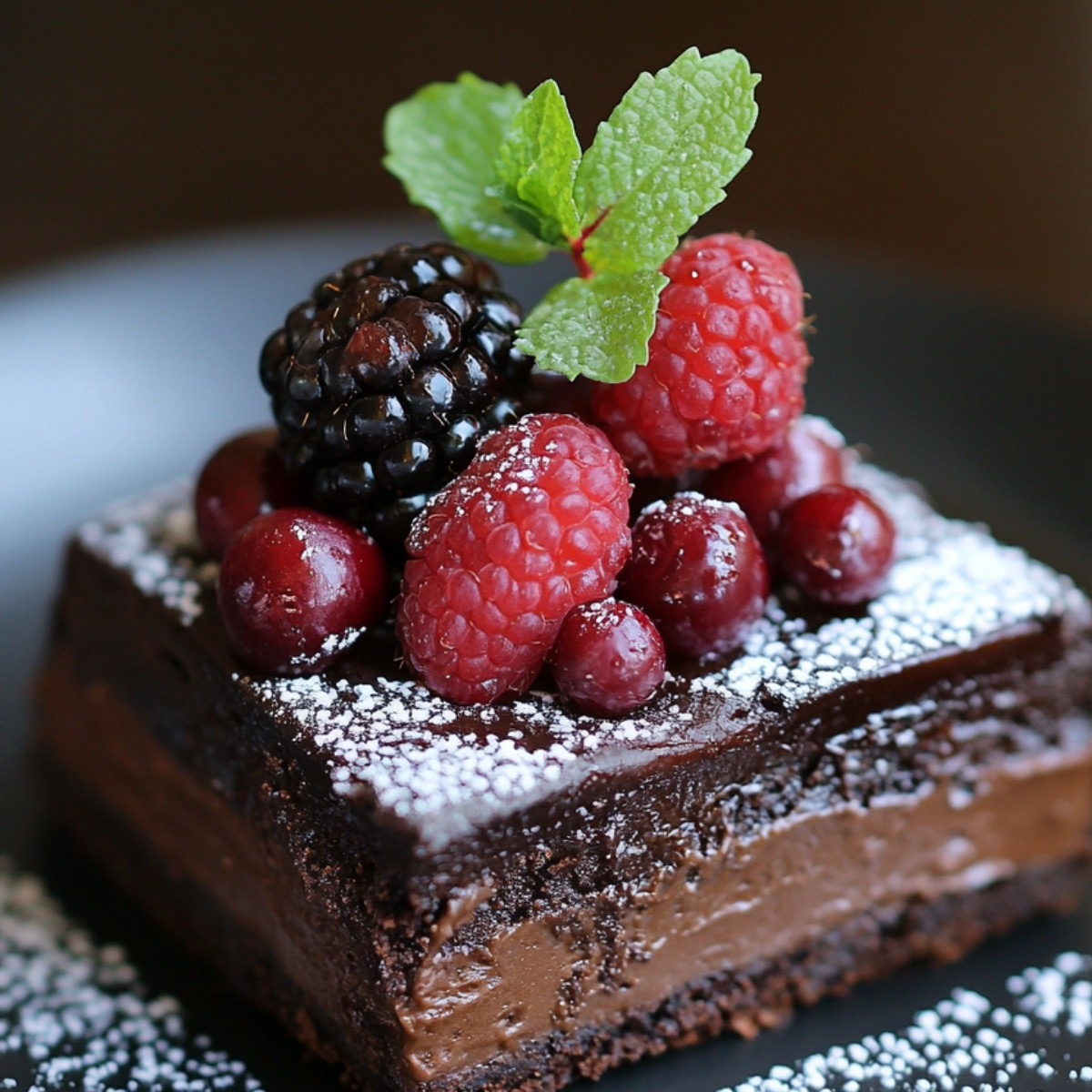 Gâteau Forêt Noire en Plaque