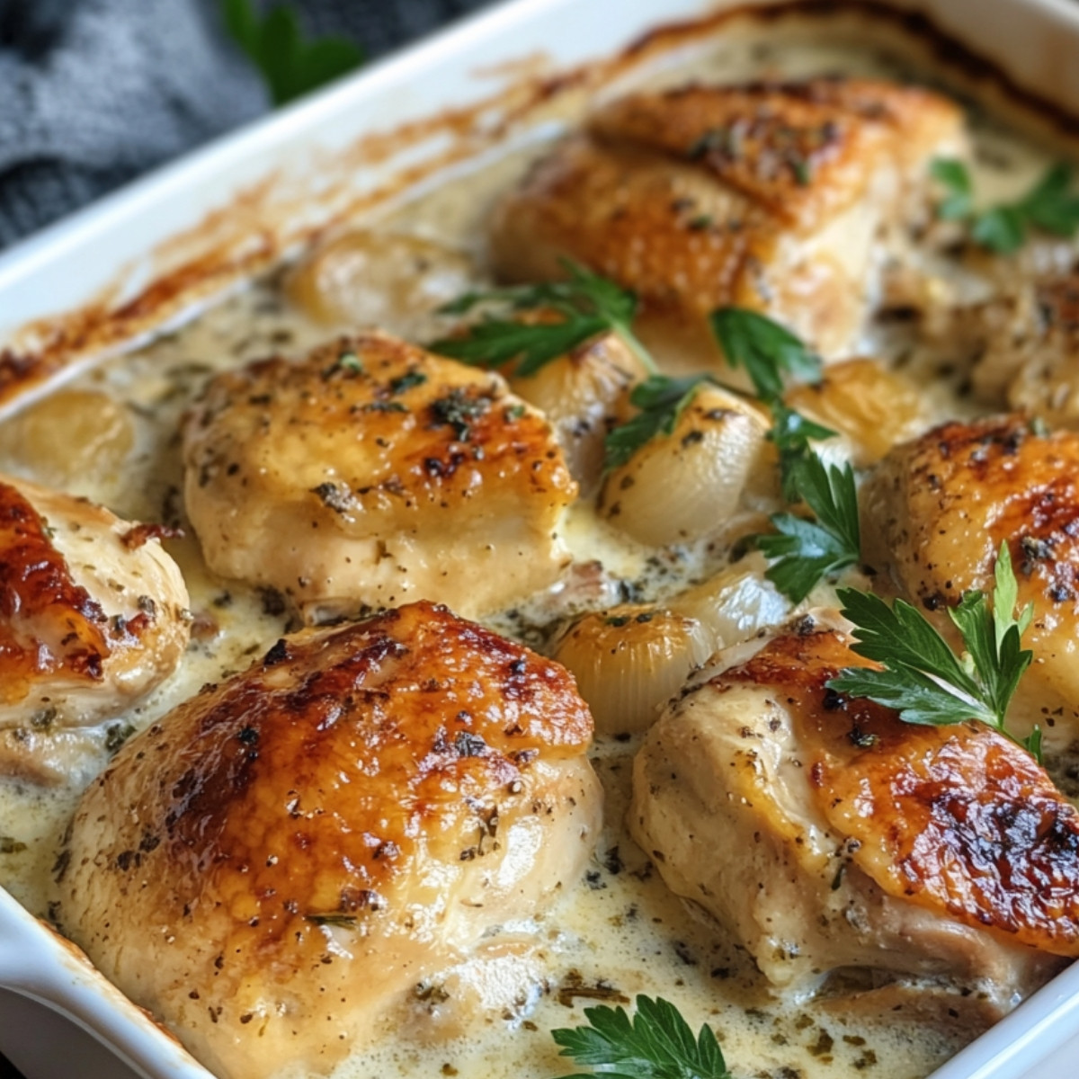 Pâtes Crèmeuses au Poulet à l'Italienne