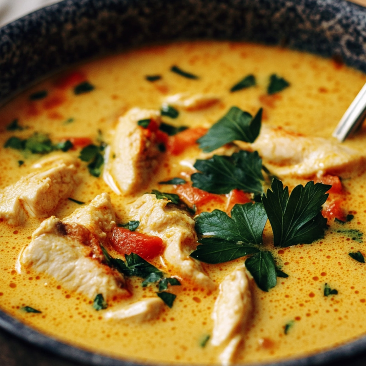 Soupe Magique au Poulet Curcuma