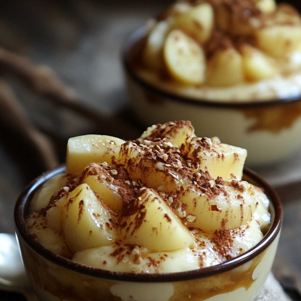 Tiramisu Caramel Beurre Salé et Pommes Poêlées