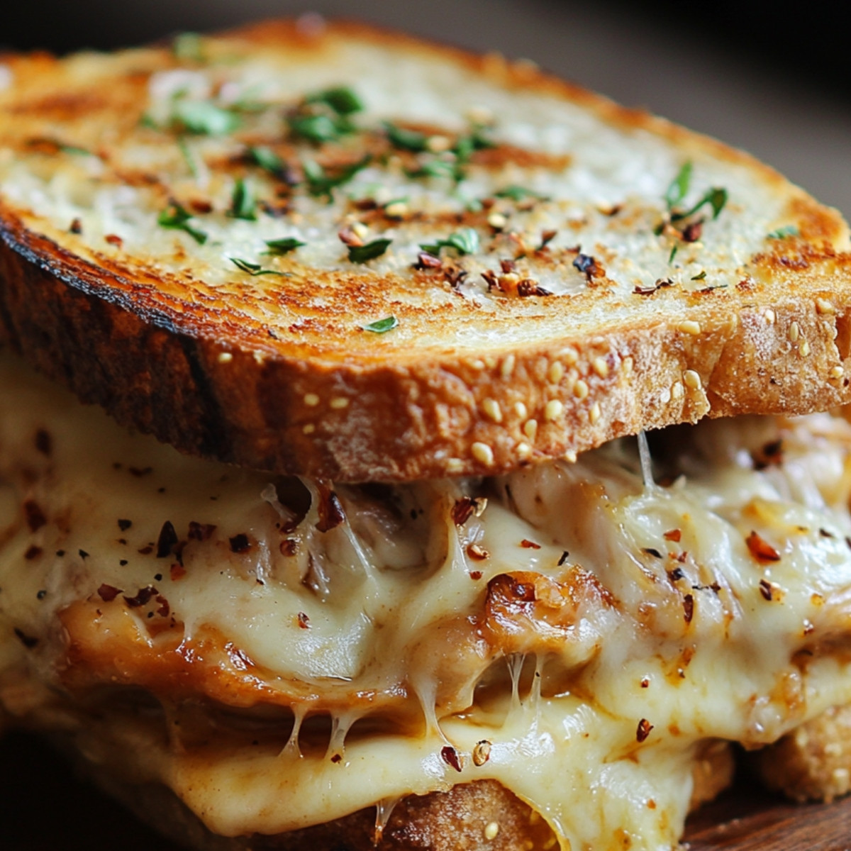 Croque-Monsieur BBQ au Poulet : Un Feu d'Artifice de Saveurs!