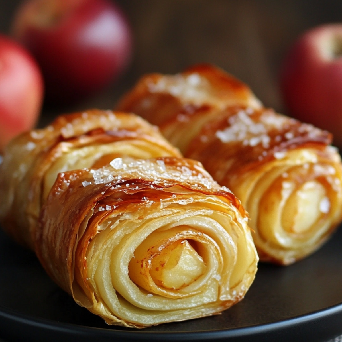 Découvrez les Roulés Feuilletés aux Pommes