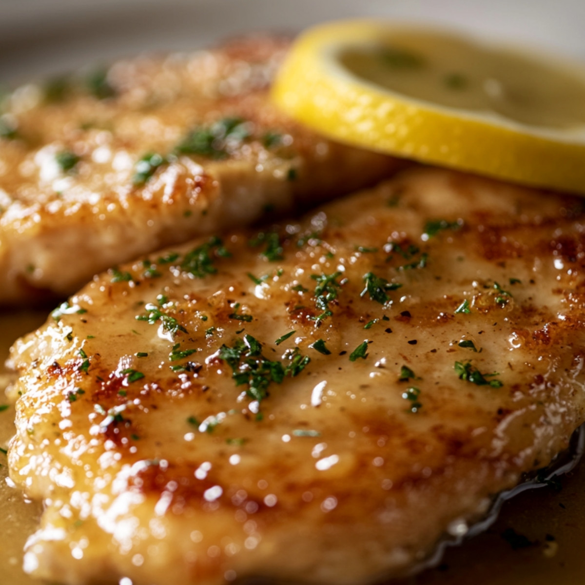 Escalopes de Poulet à la Sauce Citronnée