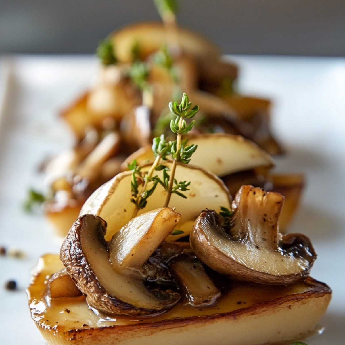 Feuilleté aux Champignons