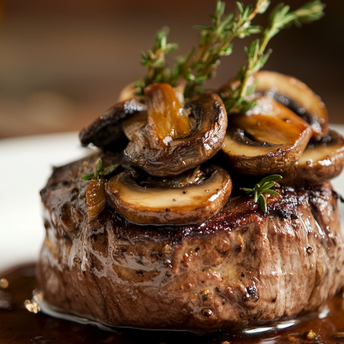 Filet Mignon, Crème et Champignons - Le Trio Mesmerisant en Cuisine!