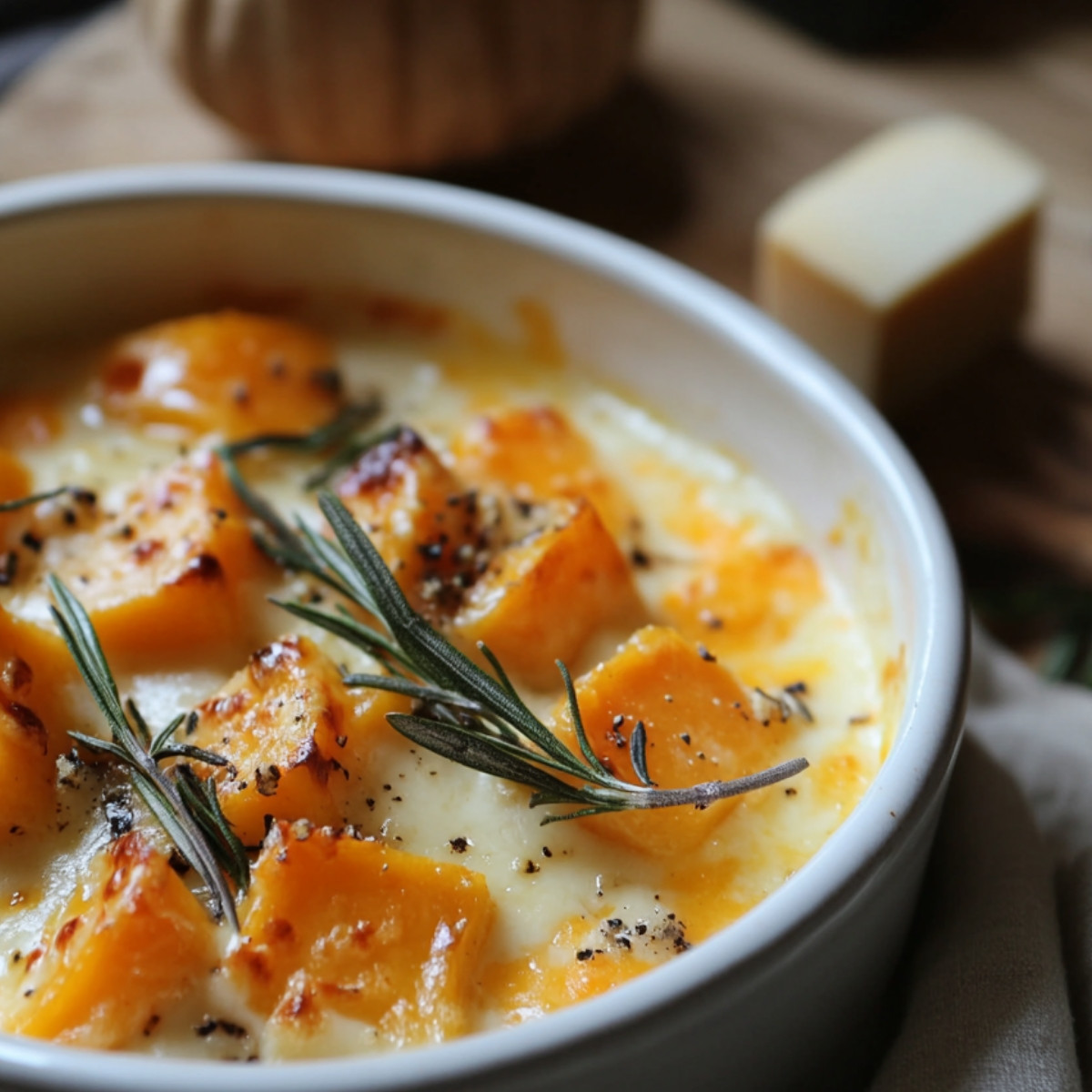 Gratin Magique au Butternut et Camembert : L'alliance Gourmande qui vous fera fondre !