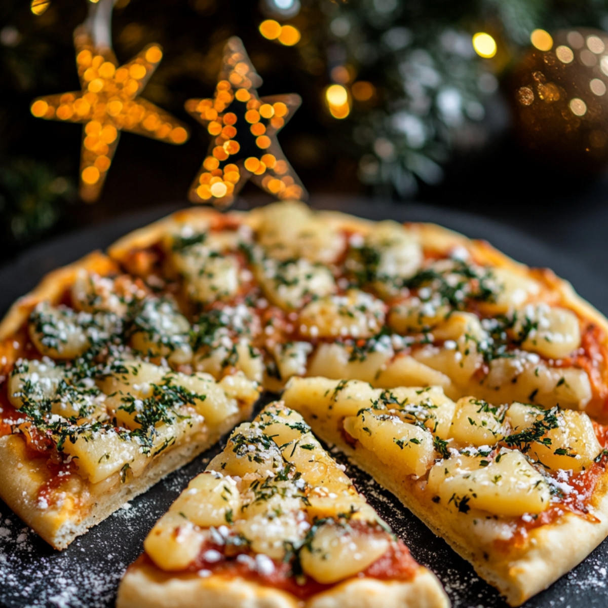 Pizza Sapin de Noël