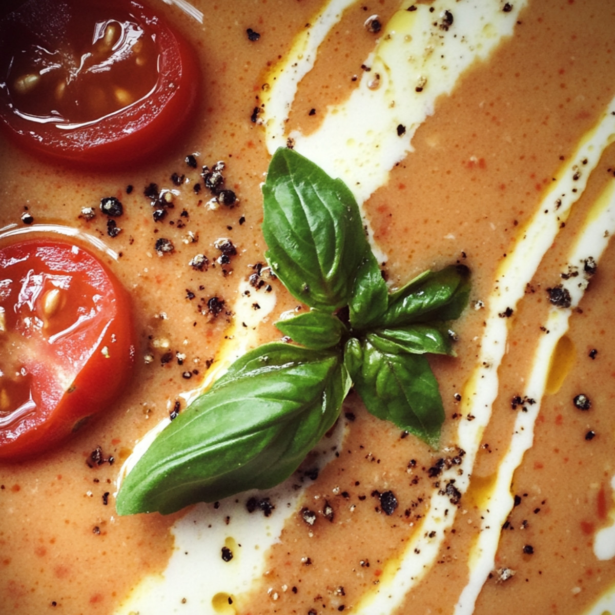 Soupe de Tomates Rôties et Basilic : Un Voyage Gustatif en Italie