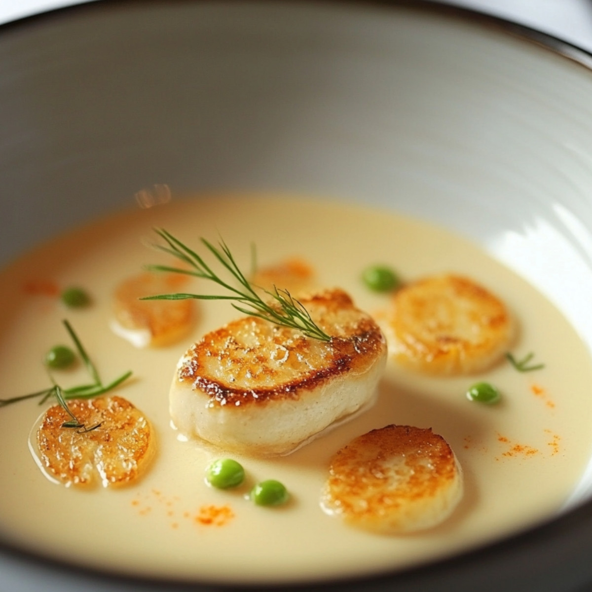 Velouté de Panais et St-Jacques : le Pari Gourmand