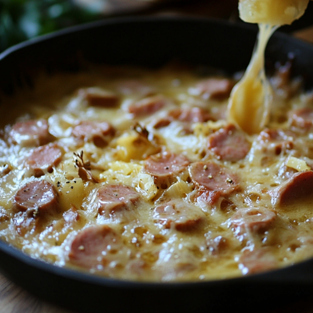 Fondue d’Endives aux Saucisses Fumées