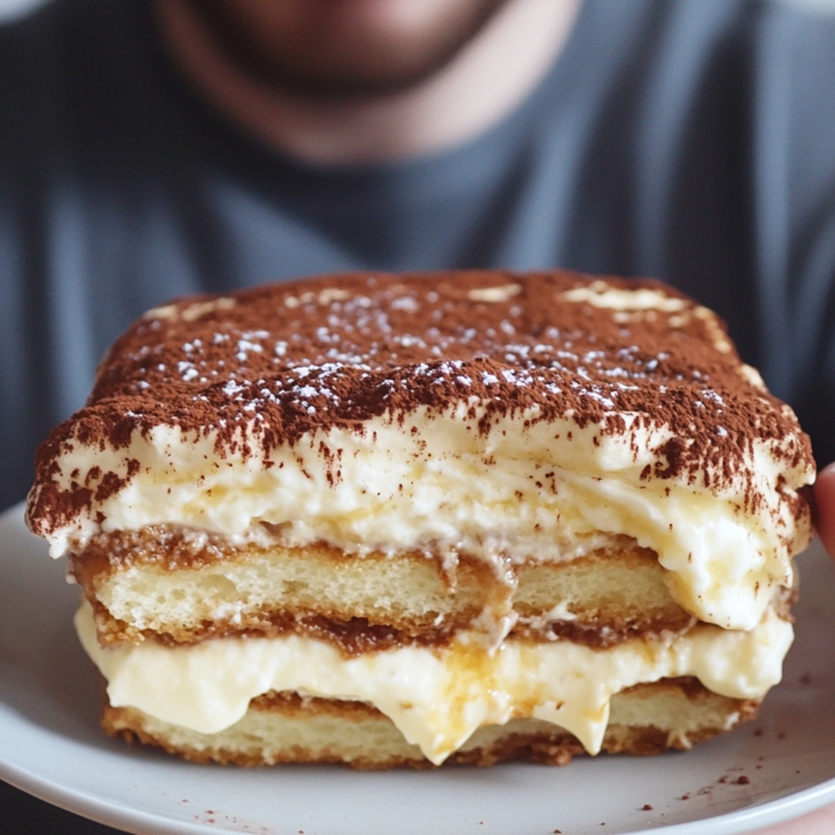 Tiramisu aux Poires et Caramel Beurre Salé : Une Explosion de Douceur!