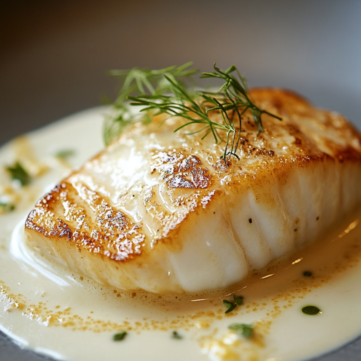 Filet de Cabillaud au Four en Folie Moutardée et Crème Citronnée