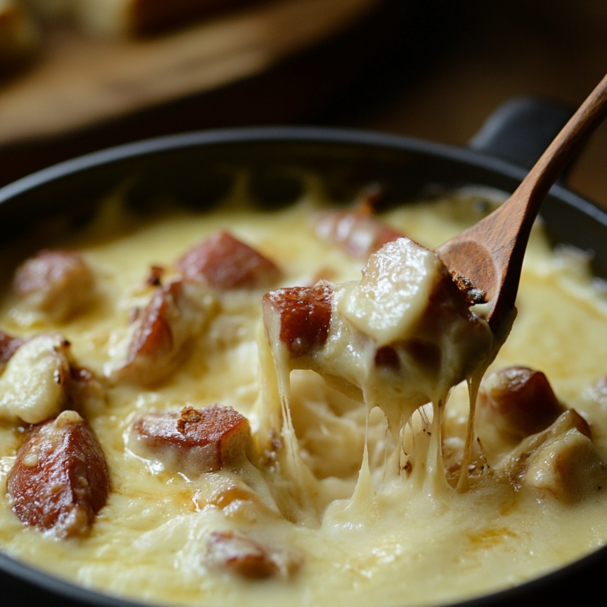 Fondue d’Endives aux Saucisses Fumées