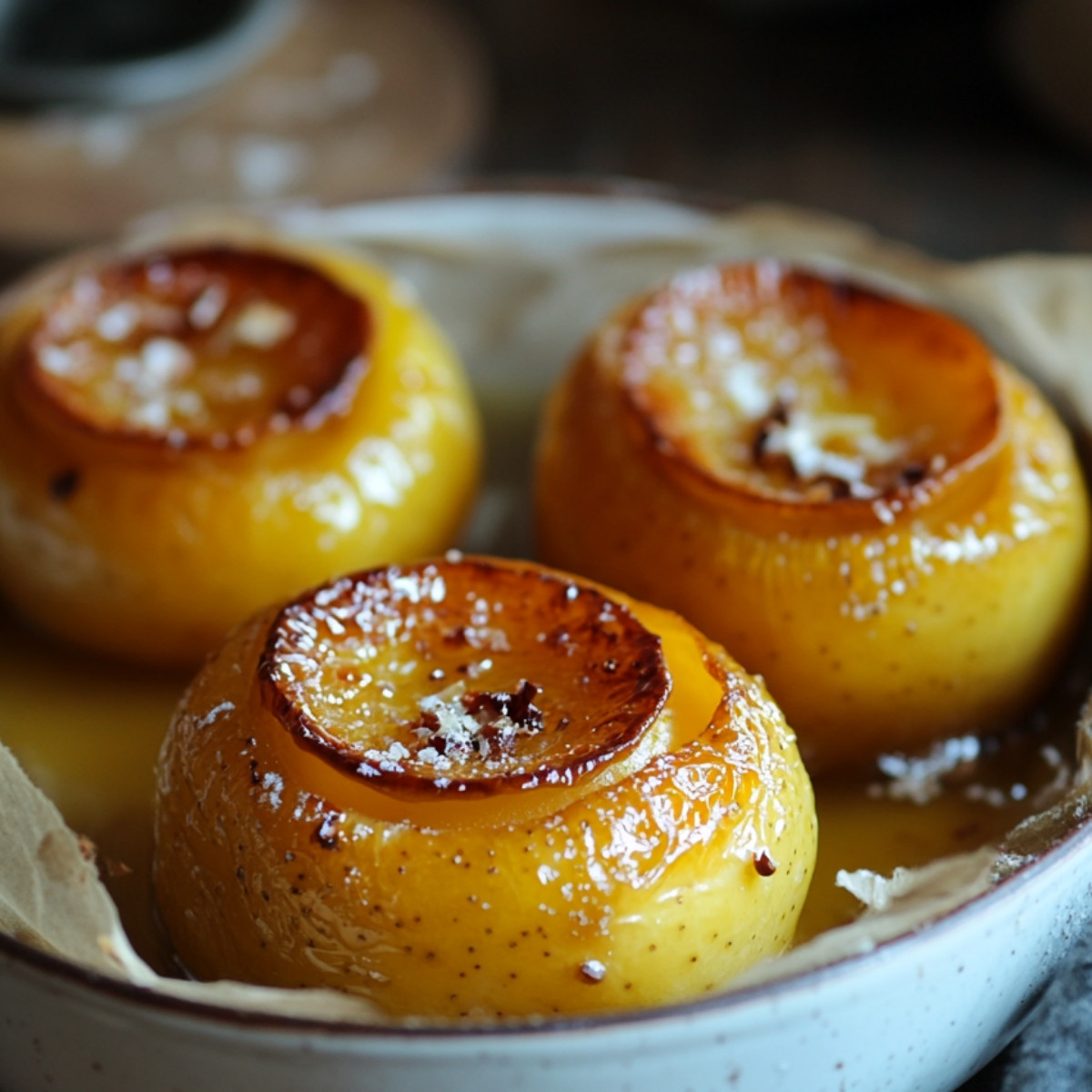 Pommes au Four Caramélisées : Un Petit Délice à Partager!