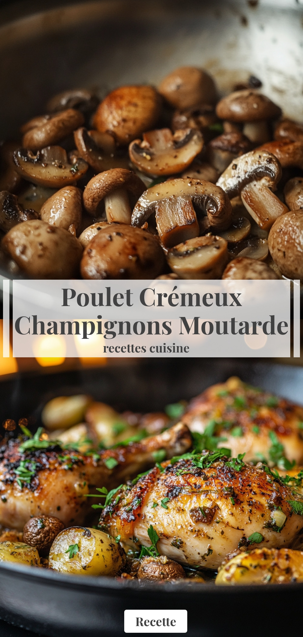 -Poulet-Crémeux-Champignons-Moutarde-.wePoulet Crémeux Champignons Moutardebp