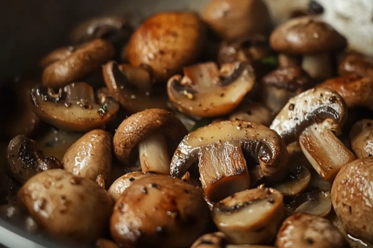 Poulet Crémeux Champignons Moutarde